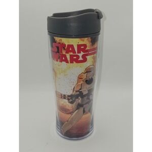 Zak Designs Star Wars Storm Troopers Plastic Beverage Cup with Lid 8‎ inches